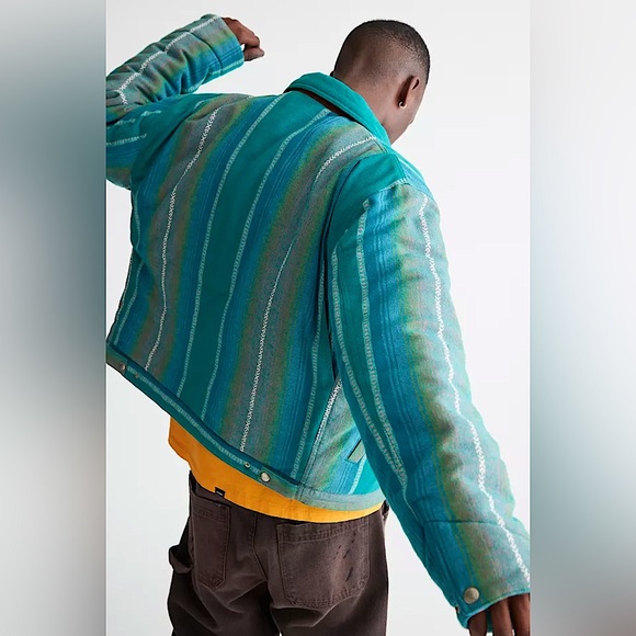 UO BDG Brushed Stripe Work Jacket - Picture 2 of 7